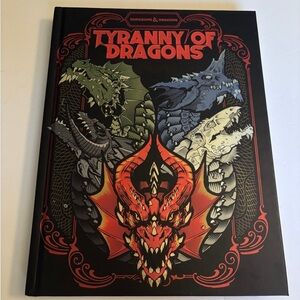 Tyranny Of Dragons Alternate Cover Dungeons & Dragons DnD book EUC